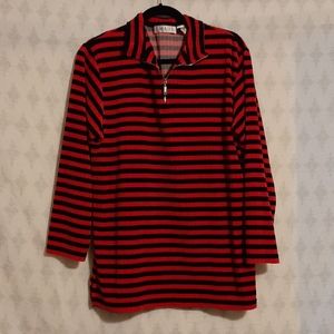 Chaus Sport Velour Top